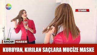 Kuruyan kırılan saçlara mucize maske