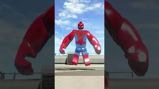 RED HULK Transforms into Spider-Man Classic Suit PS5 - LEGO Marvel Super Heroes