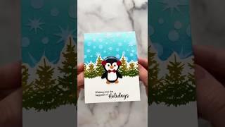 Make An Easy DIY Christmas Card With Me #asmr #asmrsounds #art #craft