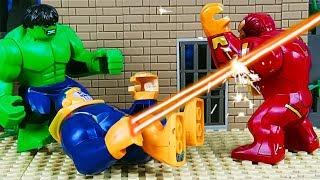 Hulk Smash Prison in LEGO Superhero Avengers vs Thanos Final Battle