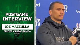 Joe Mazzulla Nothing CHANGES Without Kristaps Porzingis  Celtics vs Heat Game 4 Postgame