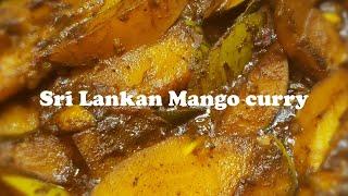 Sri Lankan Mango curry එතෙර අපට ගමේ රසට අඹ මාළුව