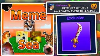 MEME SEA UPDATE 5 & HALLOWEEN UPDATE ROBLOX