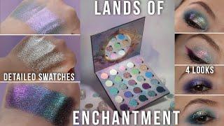 Ensley Reign Lands of Enchantment Collection  Detailed Swatches and 4 looks