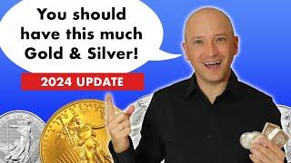 Prepare Yourself This Is How Much Gold & Silver You Need - 2024 Update