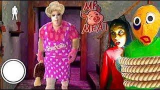 ТАЙНА БАЛДИ МИСТЕР МИТ стал БАРБИ Mr Meat is Barbie mod МЯСНИК делаю концовку против Валеришка