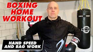 Heavy Bag Workout  8 hard rounds  Boxing Home Workout