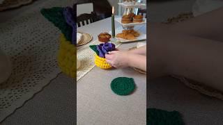 Crochet Flower Pot Coaster Set - Tulip Edition  Tutorial on my YouTube channel