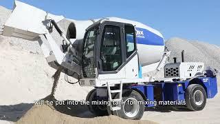 This product is called self-loading mixer truck