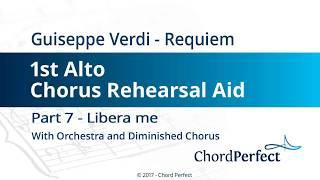 Verdis Requiem Part 7 - Libera Me - 1st Alto Chorus Rehearsal Aid