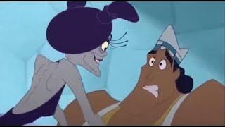 Yzma Emperors New Groove sexual innuendo and seductive scenes