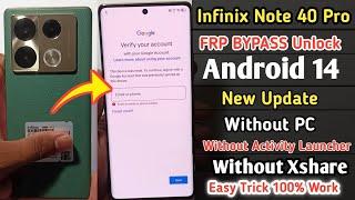 Infinix Note 4 Pro  FRP Bypass Android 14  Infinix X6850 FRP Unlock Without Pc  New Method 2024
