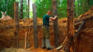 Build a Cozy Home Underground A Dugout Shelter Tutorial.ep.2