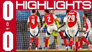 DAVID RAYA MAKES INCREDIBLE DOUBLE SAVE   HIGHLIGHTS  Atalanta v Arsenal 0-0  Champions League