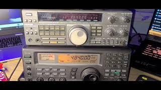 Kenwood R-5000 VS Icom IC R8500 on WWCR 4840 kHz