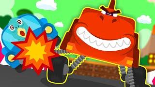 TTTT Tyrannosaurus Car  T-rex the King of Dinosaurs  Dino Car Song  Nursery Rhymes & Kids Songs