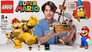 BOWSERS AIRSHIP Best LEGO Super Mario - Set 71391 Unboxing Speed Build & Review