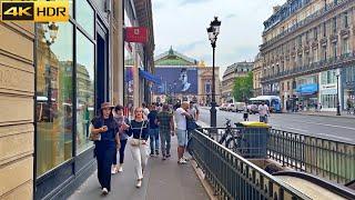  Summer in Paris - 2023  1 Hour Walk in Paris  Walking Tour of French Capital 4K HDR