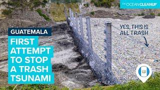 Interceptor Trashfence Stops a Plastic Tsunami in the World’s Most Polluting River Then Fails