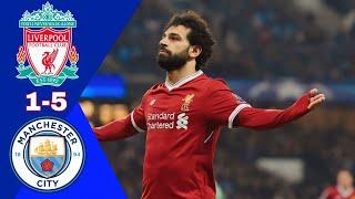 ملخص مباراة ليفربول ومانشستر سيتي 5-1  ربع نهائي دوري الابطال 2018  تعليق عربي 1080i 