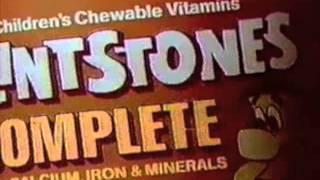 Flintstones Complete vitamins commercial - 1996