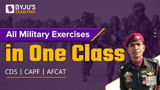 All Military Exercises  Most Important Video  Defence GK  Static GK  CDS  CAPF  AFCAT