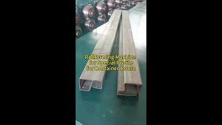 Folding Container House Profile Forming Machine Special Shape Steel Pipe Mill Machine Roll Former