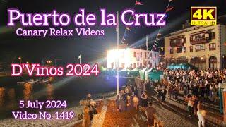 Tenerife ️ Puerto de la Cruz Fiesta DVinos 2024 Teneriffa