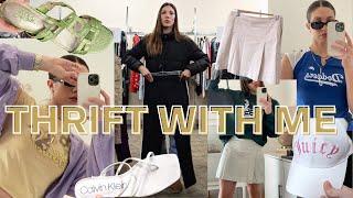 COME THRIFT WITH ME Y2K 90’s Spring finds+ try on thrift haul  Ryanne Darr