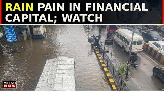 Torrential Rain Lash Maharashtra IMD Issues Yellow Alert In Mumbai  Showers Flood Mumbai  Watch