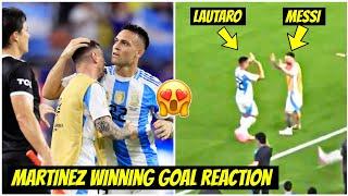 Lautaro Martínezs Heartwarming Gesture Towards MESSI After Goal vs Colombia Match Reactions