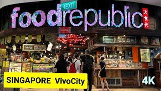 Singapore Food Republic   Singapore Vivo City Mall  Singapore Food Tour