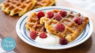 ТВОРОЖНЫЕ ВАФЛИ необыкновенно легкие  Запеченные Сырники  Farmers Cheese Tvorog Waffles