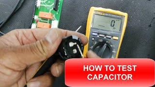 {149} How to Test a Polar Capacitor DC Capacitor  Polarized Capacitor  with multimeter