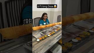 6 Ft long masala Dosa in  #youtubeshorts #shortsfeed #streetfood #viral #shorts #youtube #south