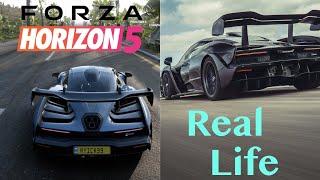 Forza Horizon 5 vs Real Life Car Sound McLaren Senna