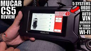MUCAR CS5 REVIEW OBD2 Scanner with 5 Systems Diagnosis