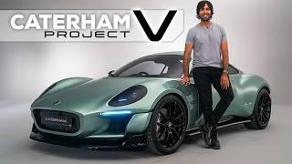 First Look at the Caterham V Ultra Light EV at 1190KG