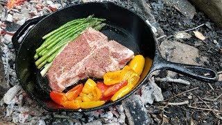 Best Campfire Meal  - Seered Steak and Vegetables - Easy & Affordable