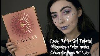 Pastel Valfre Girl Tutorial  itslikelymakeup x Furless Collab Brush Review