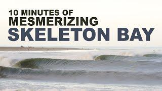 Mesmerizing Skeleton Bay  Raw surf from the best swell of the year