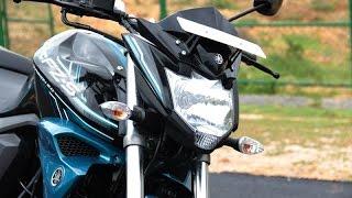 New Yamaha FZ-S V2.0 review - start up and revving  sound  IAMABIKER