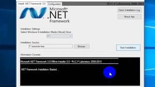 Microsoft  .net framework 3 5 offline installer for windows 10