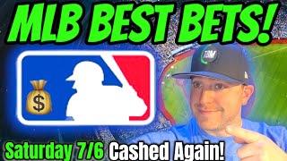 MLB BEST BETS SATURDAY 762024  TOP MLB BASEBALL Bets  MLB PICKS TODAY