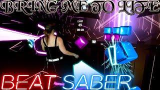 Beat Saber  Bring Me To Life by Evanescence Expert+ First Attempt  Mixed Reality