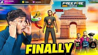 FINALLY PLAYING FREE FIRE INDIA  FOR THE FIRST TIME