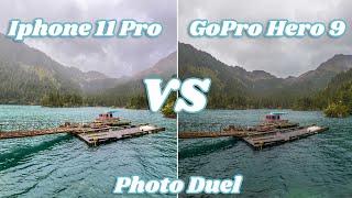 GoPro Hero 9 VS Iphone 11 Pro  Photography Comparison