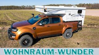 Pickup-Wohnkabine Northstar 600ss auf Ford Ranger Wildtrak  4x4 Wohnmobil