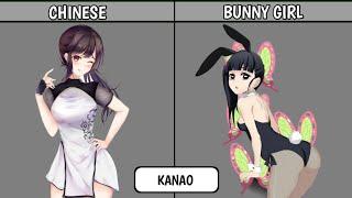 DEMON SLAYER KANAO TSUYURI IN DIFFERENT COSTUMES  PlayNetCity