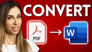 How To EASILY Convert PDF to Word  True and Scanned PDF